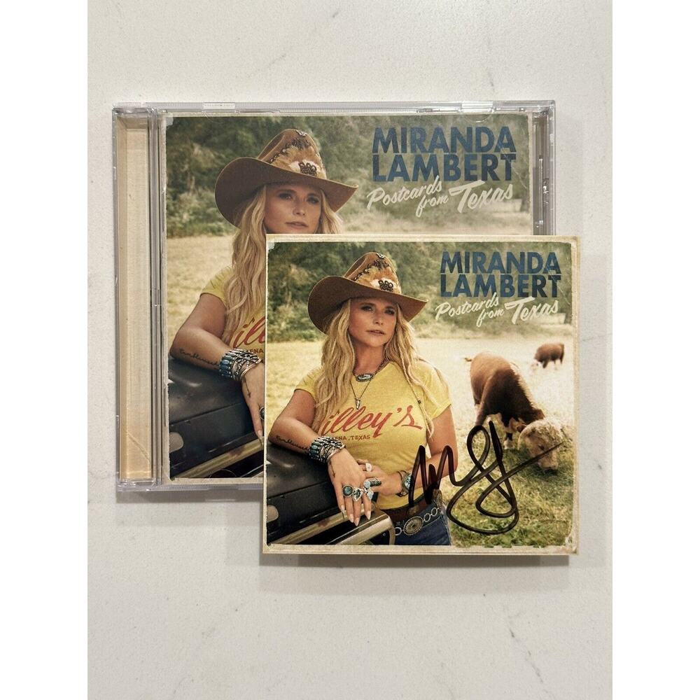 Miranda Lambert Postcards From Texas Autographed CD Signed